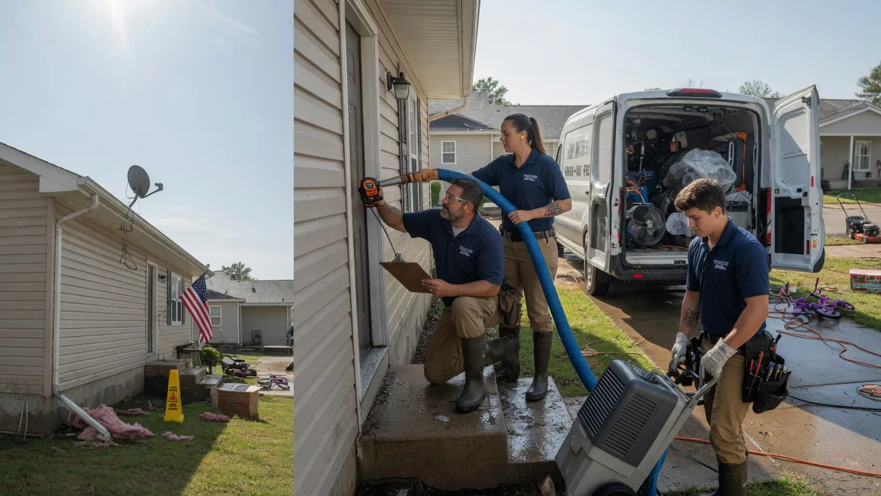 Ceiling Water Damage Restoration in Saint Joseph, TN near me